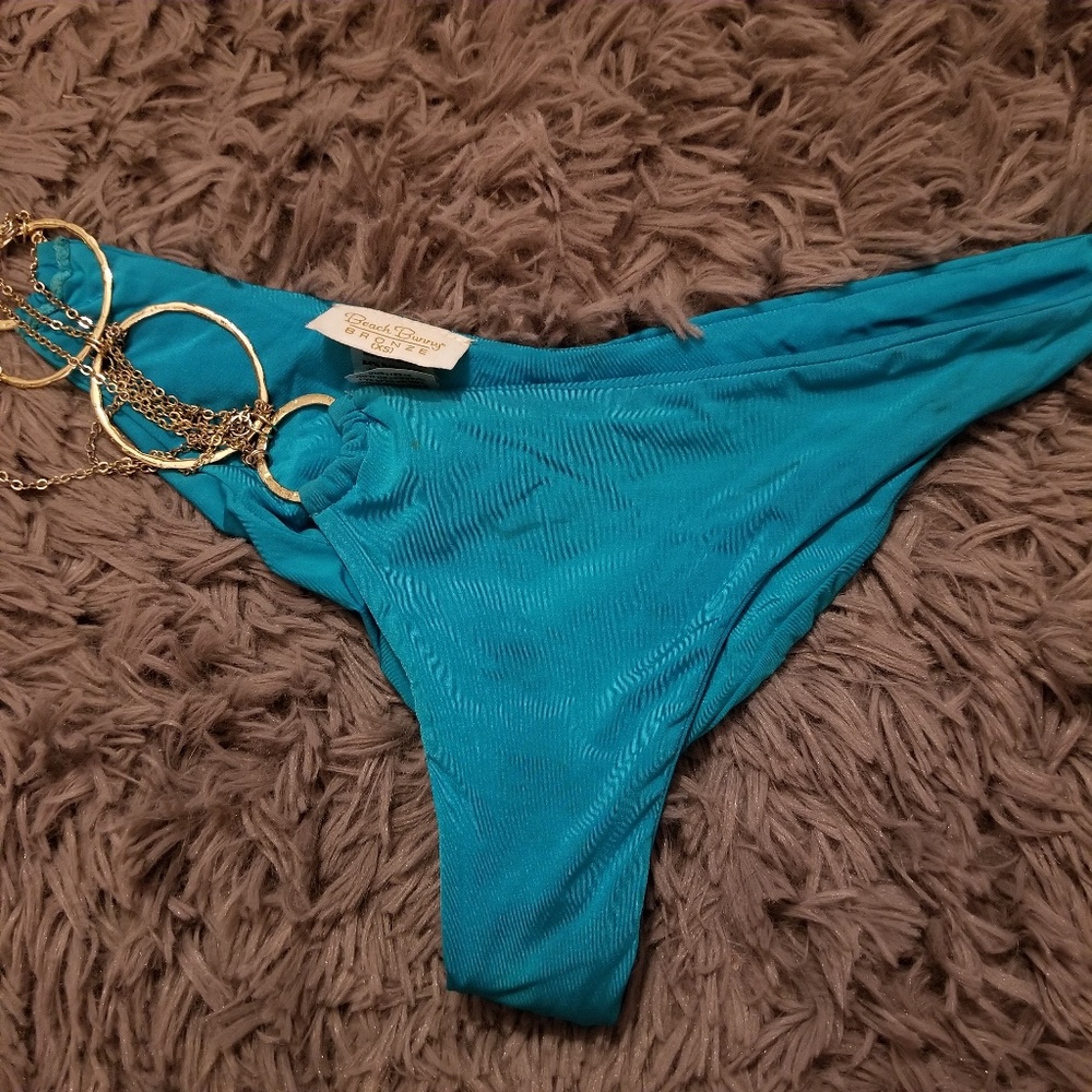 Beach bunny bottoms x2  haute dot bronze m xs